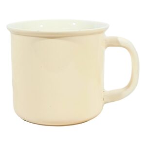 3.5" x 3.25" Colored Ceramic Mug w/ White Inner