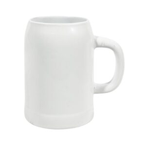 3.75" x 5.25" White Ceramic Mug