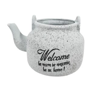 6" x 7" Ceramic Kettle Shaped Planter