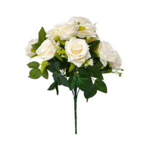 12 Head Rose on 15" Stem