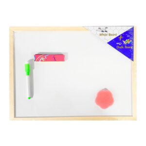 7.75" x 11.5" 2 in 1 White Board / Chalk Board