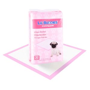 30ct 23" Scented Pet Training Pad 'Lil' Buddies' (Pink)
