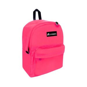 16 1/2" Polyester Backpack 'Everest' (Hot Pink) [ZERO RATED]