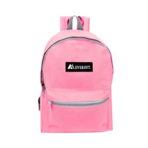 15" Medium Backpack 'Everest' (Candy Pink) [ZERO RATED]
