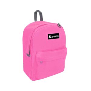 16 1/2" Polyester Backpack 'Everest' (Candy Pink) [ZERO RATED]