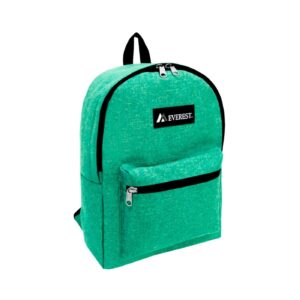 15" Basic Denim Backpack 'Everest' (Ocean Green) [ZERO RATED]