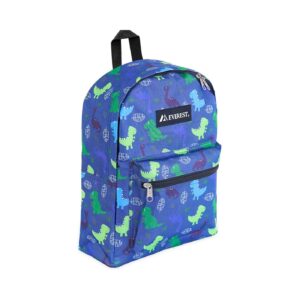 15" Printed Backpack 'Everest' (Dinosaur) [ZERO RATED]