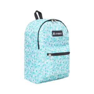 15" Printed Backpack 'Everest' (Green Daisy) [ZERO RATED]