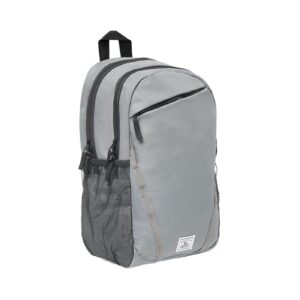 Dual Compartment Backpack w/Padded Sleeve for Laptop  'Everest' (Dark Grey) [ZERO RATED]