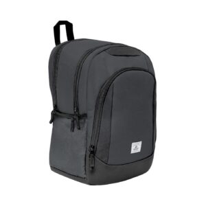 Dual Compartment Laptop Backpack w/ Pencil Case 'Everest' (Black) [ZERO RATED]