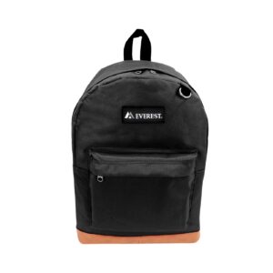 17" Suede Bottom Backpack 'Everest' (Black) [ZERO RATED]