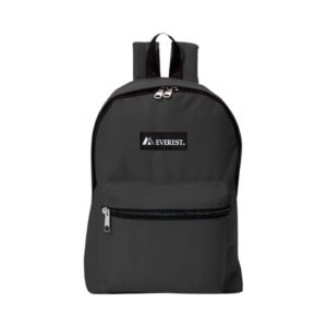 15" Medium Backpack 'Everest' (Black) [ZERO RATED]