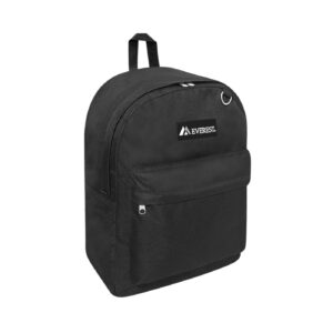 16 1/2" Polyester Backpack 'Everest' (Black) [ZERO RATED]
