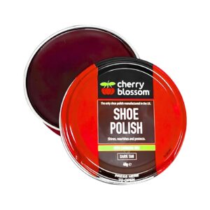 Dark Tan Shoe Polish 40gm 'Cherry Blossom'