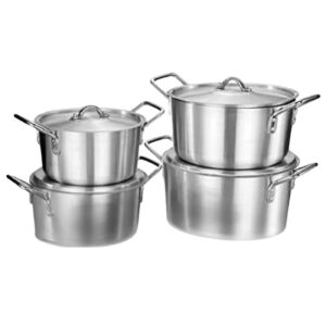 4pc Aluminum Pot Set (44 - 53cm)