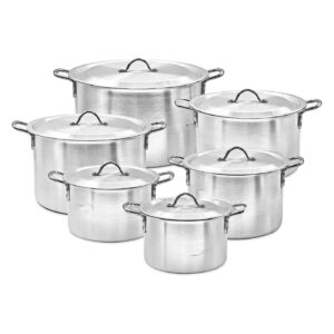 6pc Aluminum Casserole Set (20 - 37cm)