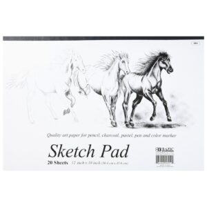 20ct 18" x 12" Premium Sketch Pad 'Bazic'