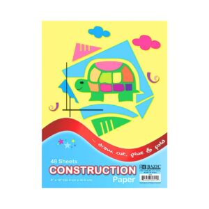 48ct 9" x 12" Construction Paper 'Bazic'