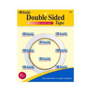 1" x 20yds Double Sided Tape 'Bazic'
