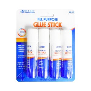 4pk 8g / 0.28oz Premium Small Glue Stick 'Bazic'