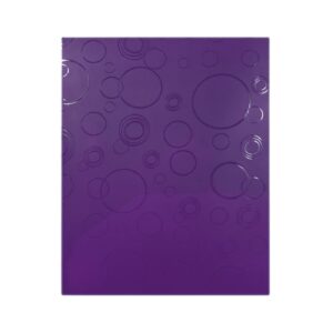 2-Pocket Bubble Embossed Plastic Portfolio 'Bazic'