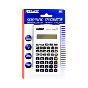 56 Function Scientific Calculator w/ Slide-On Case 'Bazic'