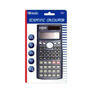 240 Function Scientific Calculator w/ Slide-On Case 'Bazic'