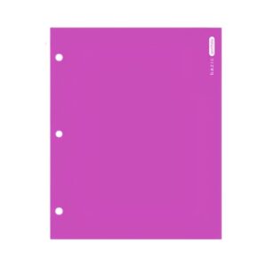 2-Pocket Laminated Bright Glossy Color Portfolio 'Bazic'