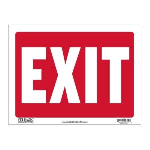 9" x 12" Exit Sign 'Bazic'