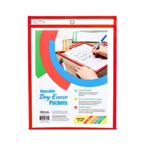 9" x 12" Reusable Dry Erase Pockets 'Bazic'