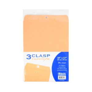 3pk 10" x 13" Clasp Envelope 'Bazic'