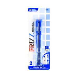 2pk Frizz Blue Erasable Gel Pen 'Bazic'
