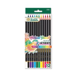 12pk Color Pencil Designer Series 'Bazic' [ZERO RATED]