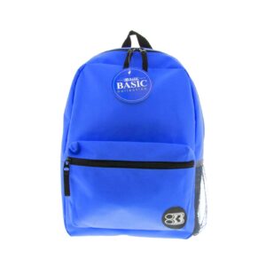 16" Royal Blue Basic Backpack 'Bazic' [ZERO RATED]