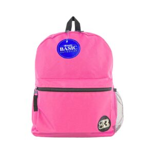 16" Fuchsia Basic Backpack 'Bazic' [ZERO RATED]