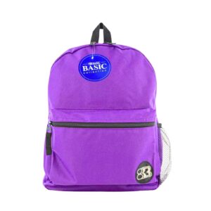 16" Purple Basic Backpack 'Bazic' [ZERO RATED]