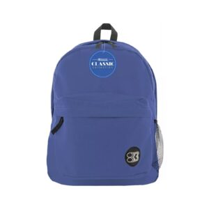 17" Royal Blue Classic Backpack 'Bazic' [ZERO RATED]
