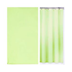 70" x 70" Green Shower Curtain Liner