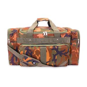 27" x 14" x 13 1/2" Camouflage Tote Duffel Bag 'Everest'