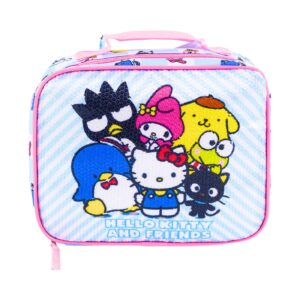 9.5" Rectangular Lunch Bag w/ Sequins 'Hello Kitty'