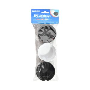 3pc Plastic Ashtray