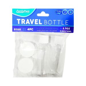 4pc Travel Bottle & Container Set