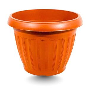 10" x 8" Round Plastic Planter