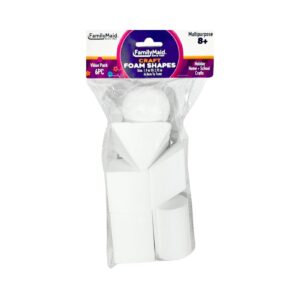 6pc Asst Craft Foam Shapes