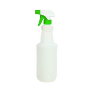 32oz White Spray Bottle w/ Colored Trigger