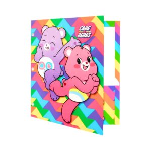 2 Pocket Paper Portfolio 'Carebears'