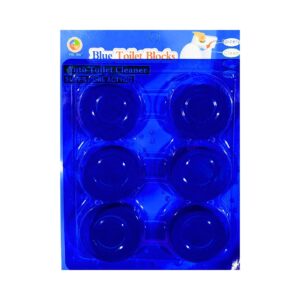 6pc 31g Blue Toilet Blocks