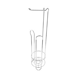 7.1" x 6.1" x 23.6" Metal Standing Paper Roll Holder