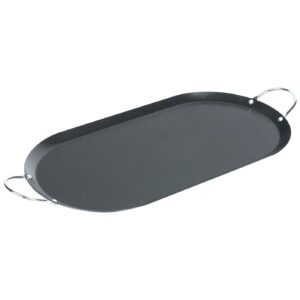 17.3" x 8.3" Non-Stick Oval Comal w/ Handles