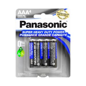 4pk 'AAA' Batteries 'Panasonic'